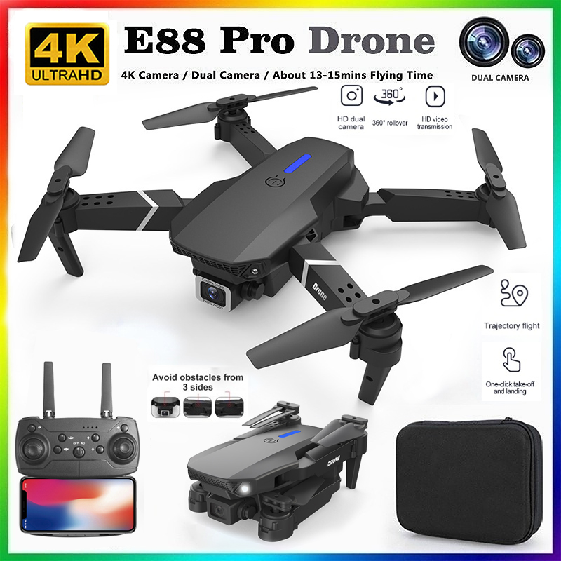 Drone Rc Harness - طائرة بدون طيار E88 احترافية جديدة
