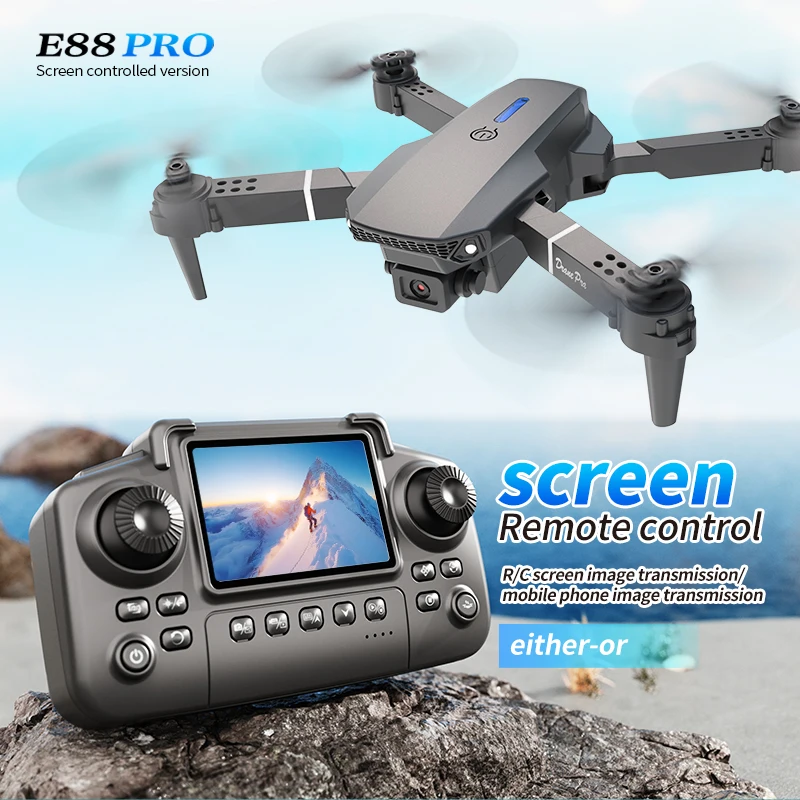 Drone Z - طائرة بدون طيار احترافية E88 PRO