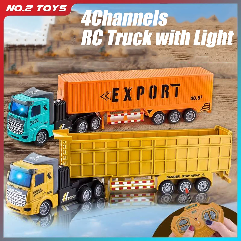 Drone Or Rc Car - 1/48 RC حاوية شاحنة لعبة أطفال