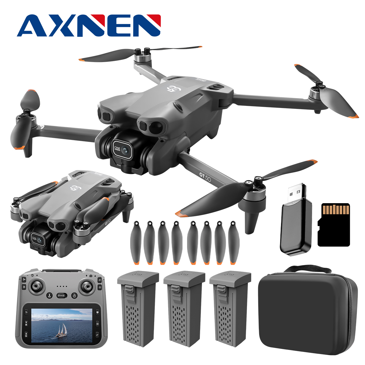 Drone Rc Gt50 - طائرة بدون طيار GT50 جديدة بشاشة