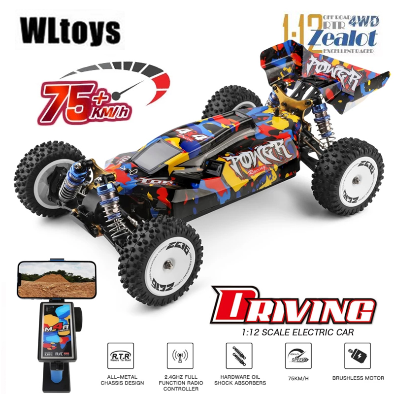 Drone Or Rc Car - WLtoys-ألعاب سيارات سباق كهربائية للأطفال والكبار