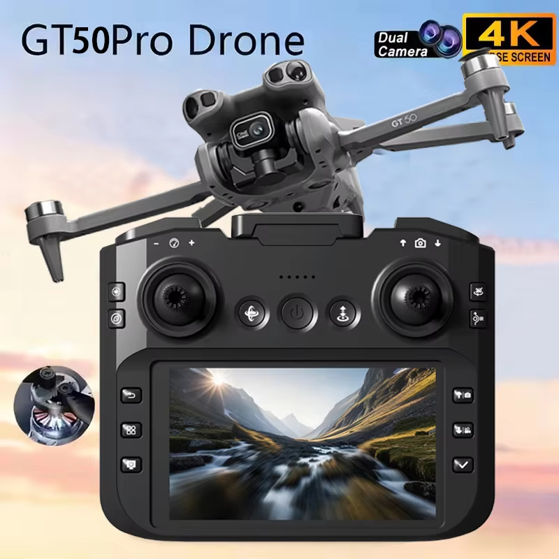 Drone Rc Gt50 - GT50 Pro 8K كاميرا مزدوجة HD
