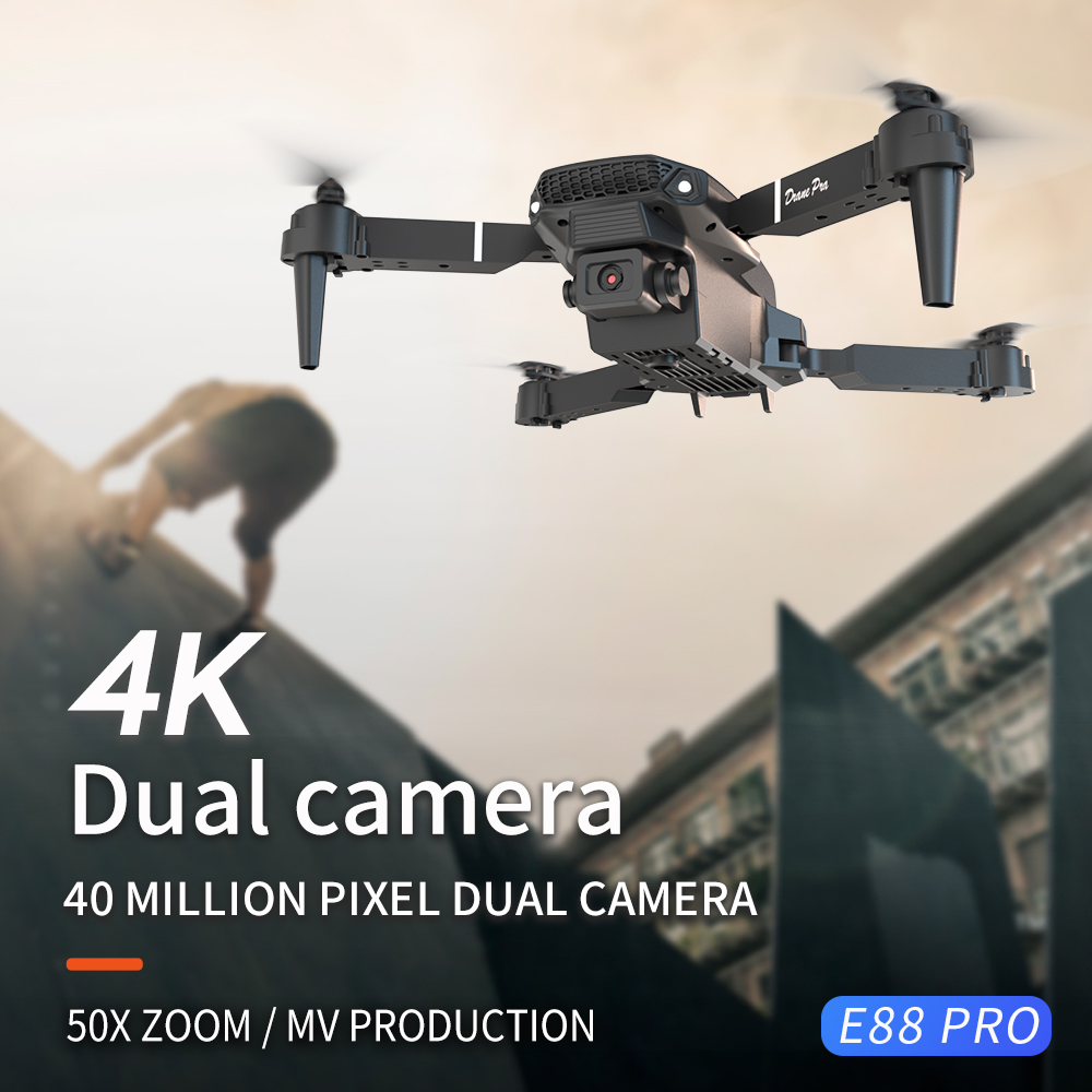 طائرة بدون طيار E88 احترافية ج - مراجعة Drone Rc Harness وسعره