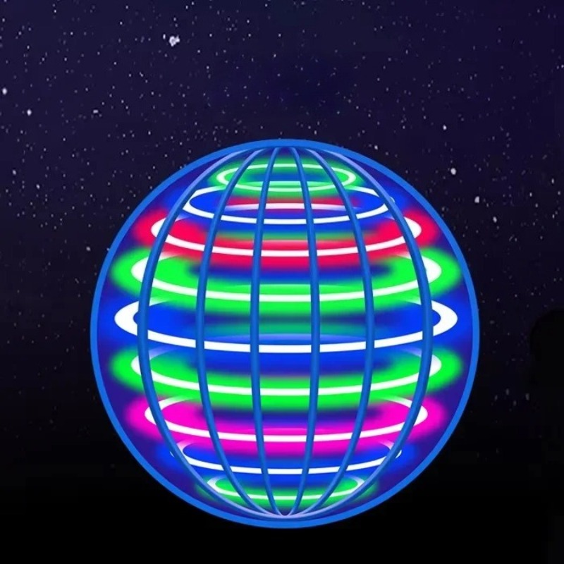 كرة طائرة معلقة بإضاءة LED ملو - مراجعة Drone Ball Rc وسعره