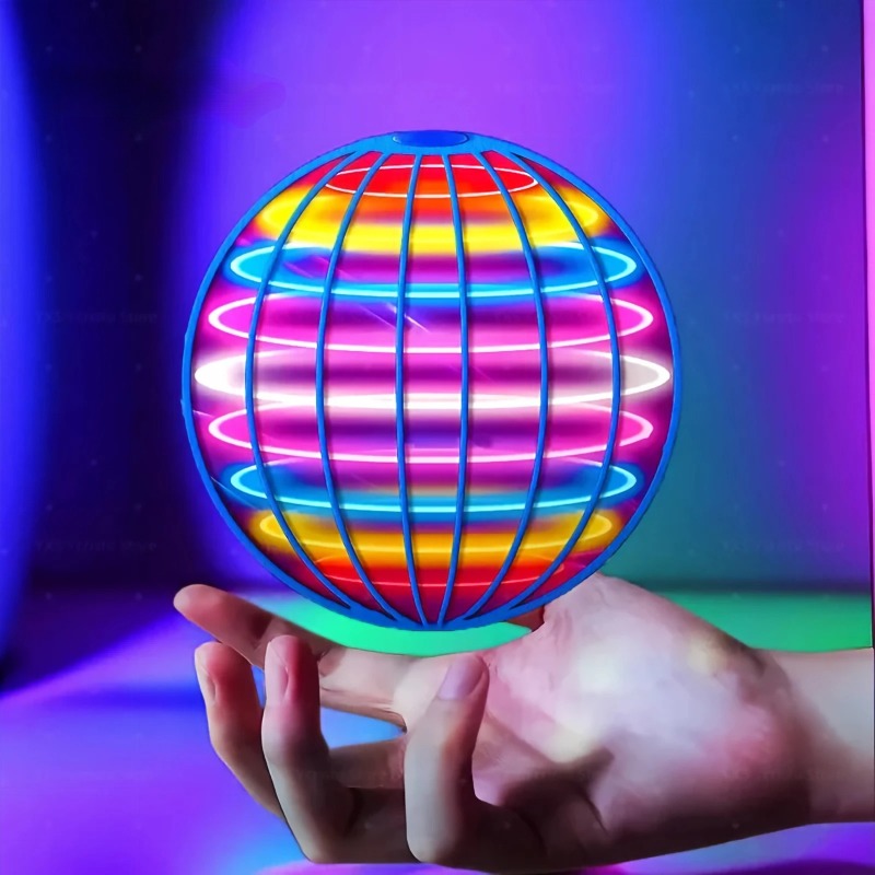 كرة طائرة معلقة بإضاءة LED ملو - مراجعة Drone Ball Rc وسعره