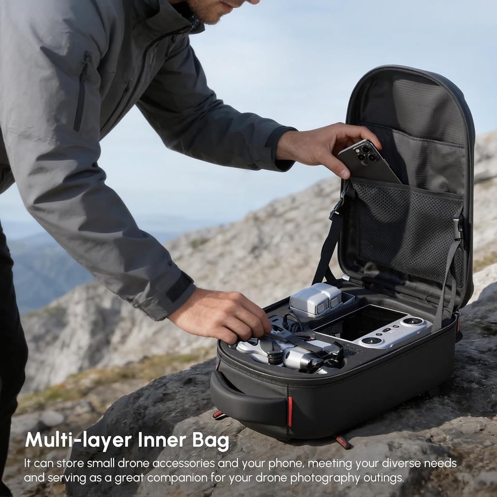 حقيبة ظهر صلبة مقاومة للماء لـ - مراجعة Drone Carrying Bag وسعره