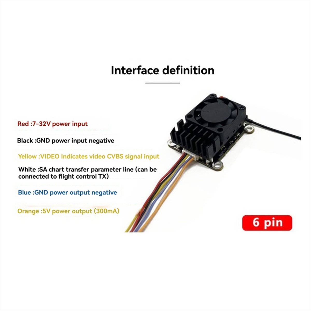 5.8G 2W VTX 2000mW FPV وحدة إر - مراجعة Drone Rc وسعره