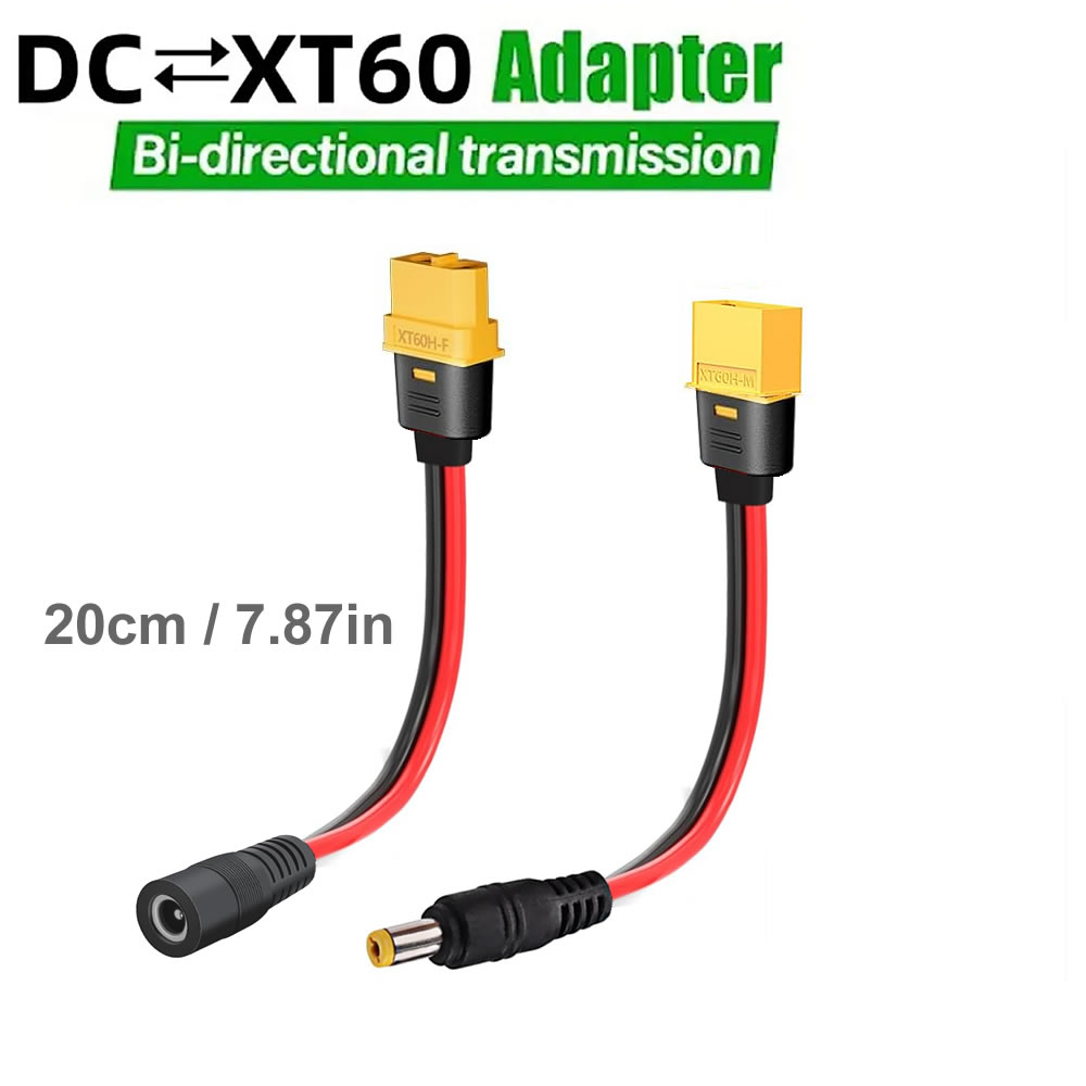 كابل محول شحن XT60 أنثى/ذكر إل - مراجعة Drone Rc Car Hybrid وسعره