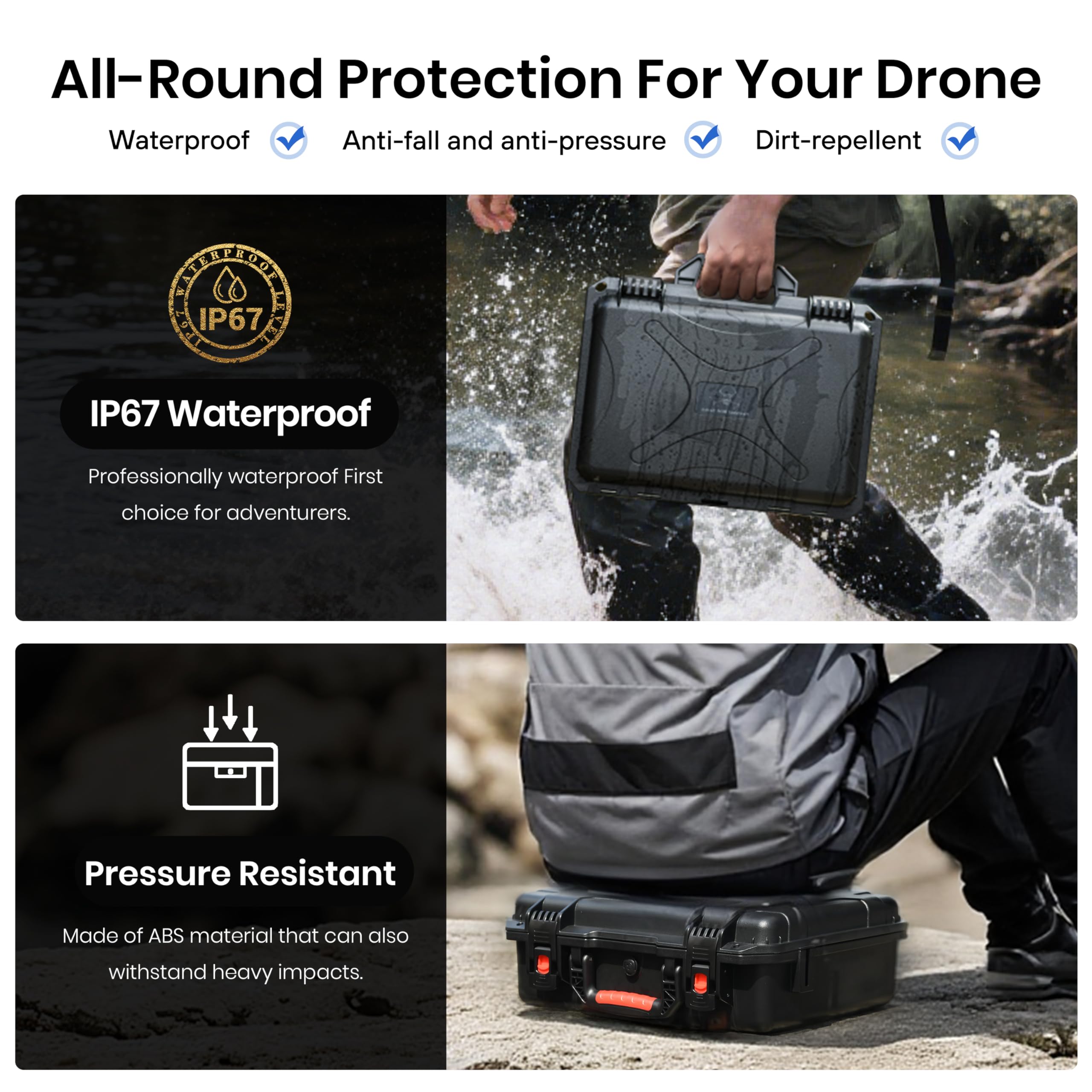 حقيبة حمل صلبة مقاومة للماء من - مراجعة Drone Rc N3 وسعره