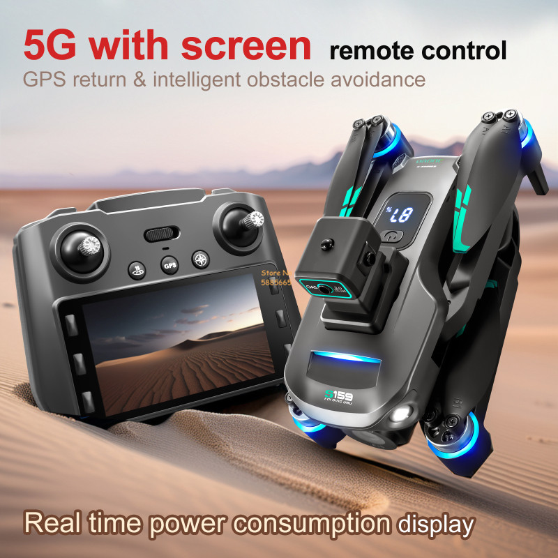 8K كاميرا مزدوجة 5G WIFI FPV ا - مراجعة Drone Z وسعره
