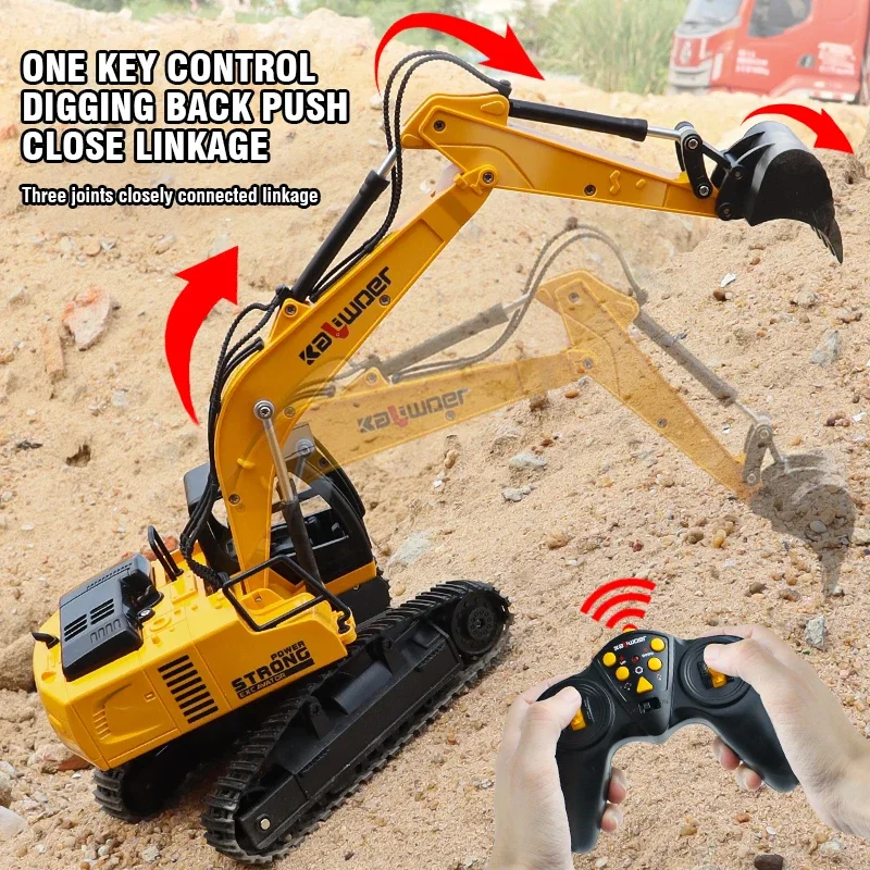 Huina Rc حفارة 1/24 9Ch التحكم - مراجعة Drone Or Rc Car وسعره