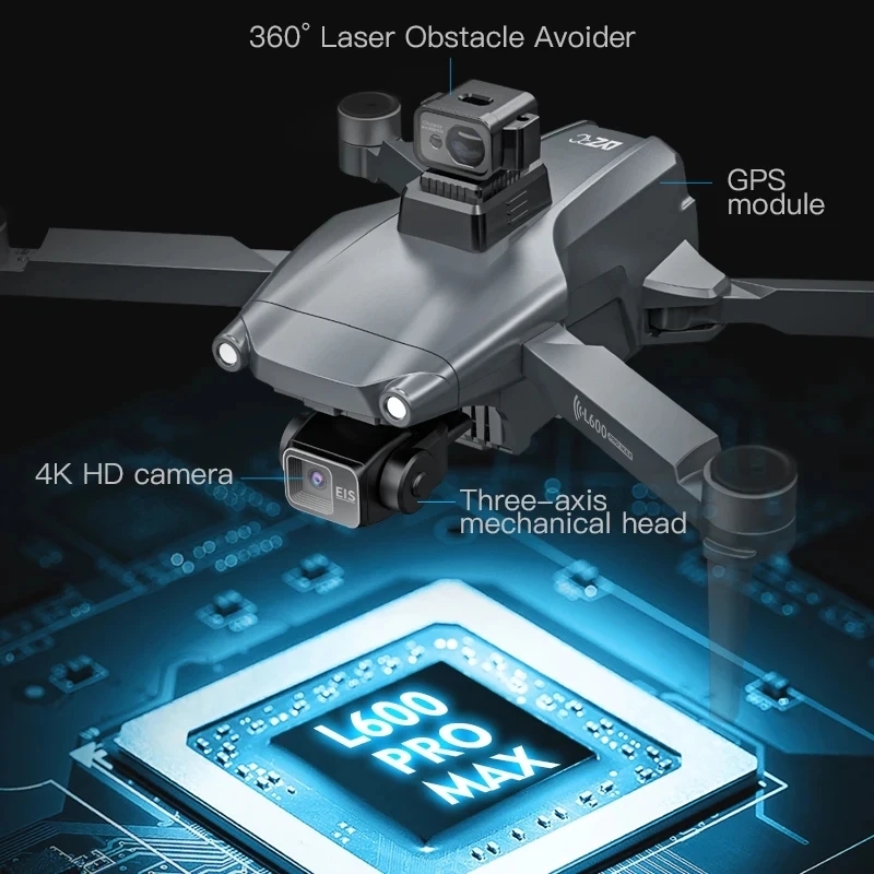 L600 PRO MAX GPS الطائرة بدون  - مراجعة Drone Z وسعره