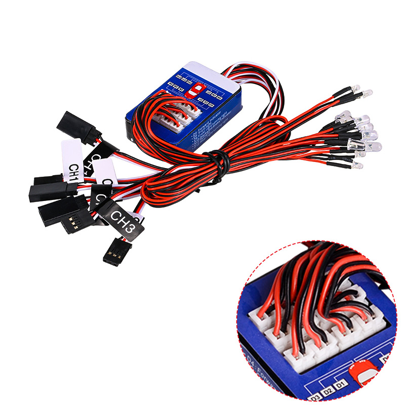 نظام إضاءة RC بـ 12 مصباح LED، - مراجعة Drone Rc Bolide وسعره