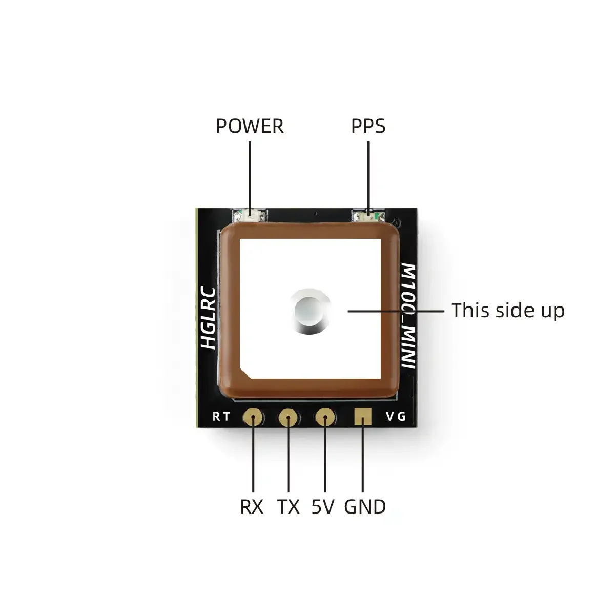 وحدة GPS صغيرة HGLRC M100 M10  - مراجعة Nano Quad Fpv وسعره
