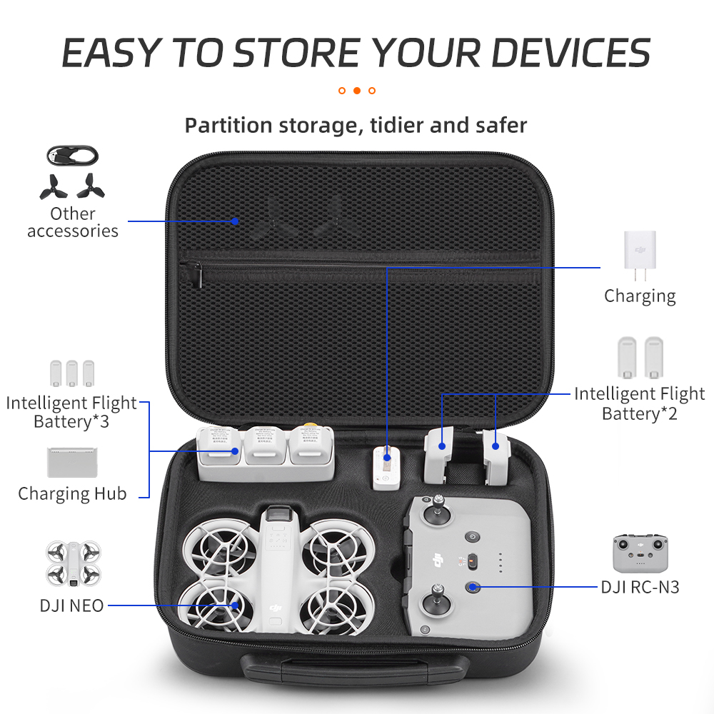 حقيبة حمل XFJI متوافقة مع DJI  - مراجعة Drone Carrying Bag وسعره